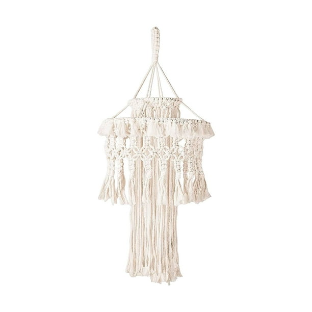 Pantalla de lámpara colgante Sunnimix Macramé decorativa
