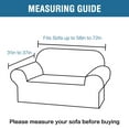 thumbnail image 2 of H.VERSAILTEX 1-Piece Luxury Velvet Loveseat Stretch Slipcover, Gray, 2 of 7
