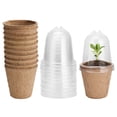 thumbnail image 1 of Seed Starter Pots Seedling Planter With Humidity Dome Transparent Cover Vegetables Pulp Seedlings Planting Pots, 1 of 5