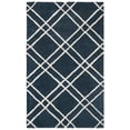 thumbnail image 2 of SAFAVIEH Himalaya Maralyn Geometric Wool Area Rug, Navy/Silver, 2' x 3', 2 of 8