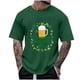 thumbnail image 1 of Tops para hombre, blusas y camisas de manga corta con cuello redondo para hombre, camisetas casuales con estampado de moda para hombre, blusa de manga corta, blusa de poliéster para hombre., 1 of 4
