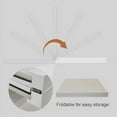 thumbnail image 2 of Large Bulletin Board 48x36 inch with Linen Cork Boards Wall Decor Hanging Pin Wood Framed Display Bulletin Cork Photo Picture Board Light for Room School Office 30-Pushpin White, 2 of 6