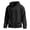 Black, variant on Dwelliawo Waffle Knit Hoodies for Men Full Zip Hooded Cardigan with Pocket Lightweight Loose Fit Athletic Jackets Sky Blue L