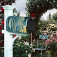 thumbnail image 3 of Grunge Mailbox Covers Magnetic Vintage Blue and Brown Watercolor Abstract Art Aesthetic Contemporary Mailbox Wraps Standard Size 18x21 Inch Waterproof Post Letter Box Cover Garden Yard, 3 of 6