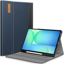 Fintie Case for Samsung Galaxy Tab S10 FE Plus 13.1 Inch 2025 Model (SM-X620/X626) with Built-in S Pen Holder, Multiple Angle Portfolio Business Cover with Pocket Auto Sleep/Wake, Navy