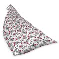 thumbnail image 2 of Love Lounger Chair Bag, Romantic Sketch Style Hearts Lovers Valentines Birthday Pattern, High Capacity Storage with Handle Container, Lounger Size, Grey White Hot Pink, by Ambesonne, 2 of 5