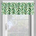 thumbnail image 4 of Ambesonne Botanical Valance & Curtain, Tropical Rainforest Art, 55"x36", White Forest Green Green, 4 of 7