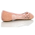 thumbnail image 6 of Charles Albert Women's Breathable Crochet Lace Ballet Flat Blush Size 8, 6 of 6