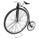 thumbnail image 1 of Modelo de bicicleta de color negro con ruedas grandes y pequeñas, diseño retro, material de aleación, juguete de bicicleta, adorno para mesas y estanterías, 1 of 14