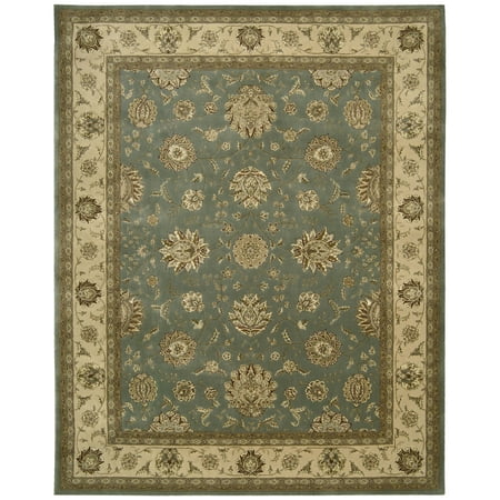 Nourison 2000 2210 Oriental Rug - Blue-2.3 x 8 ft. Runner A highly popular collection  the Nourison 2000 Collection features Persian  Oriental  and European designs of pure New Zealand wool  highlighted with intricately detailed designs of genuine silk. Each rug in this collection is handmade in China for Nourison rugs. A special hand-tufting technique creates a high-density pile that redefines luxury  beauty  and value. It is recommended that  when necessary  you spot-clean these rugs with a mild soap. One-year limited warranty. Sizes offered in this rug: Following are the sizes offered for this rug. Please note that some may be currently unavailable due to inventory  and some designs may not be offered in every size. Rug sizes may vary by up to 4 inches in dimensions listed. Dimensions: 2 x 3 ft. 2.6 x 4.3 ft. 3.9 x 5.9 ft. 5.6 x 8.6 ft. 7.9 x 9.9 ft. 8.6 x 11.6 ft. 9.9 x 13.9 ft. 12 x 15 ft. 2.3 x 8 ft. Runner 2.6 x 12 ft. Runner 4 ft. Ro