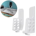 thumbnail image 3 of Yinanstore Universal Tablet Wall Mount Stand, Phone Holder Organizer Adjustable Viewing Angle Storage Bracket Double-Groove Stable ,for Kitchen Bathroom , White, 3 of 8