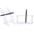 thumbnail image 1 of Organizador de brochas de maquillaje con soporte acrílico para bolígrafos (2 estilos), 6 ranuras, soporte para lápices de cejas, vitrina para escuela, oficina, hogar y tienda., 1 of 5