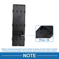 thumbnail image 4 of Interruptor de ventana eléctrica Unique Bargains No. 935703S000RY para el lado del conductor delantero izquierdo del Hyundai Sonata 2011-2015 en negro, 4 of 7