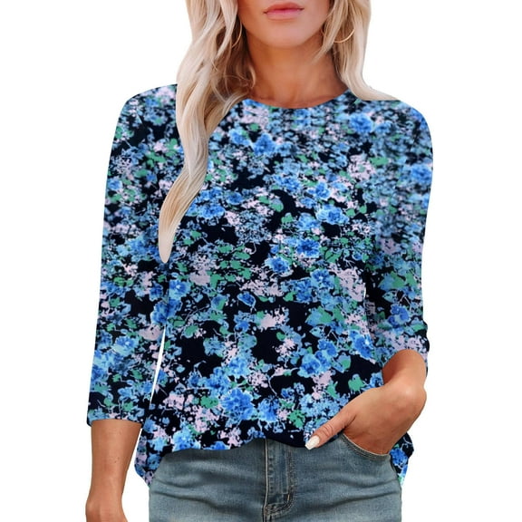 LiMoi Womens T Shirts Loose Fit orders Women's 3/4 Sleeve Tops Summer Trendy Oversized Tops for Women 2025 Print Tops for Women Y2k my reorder list
