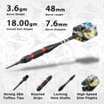 thumbnail image 2 of Ergode Black Ice Soft Tip Darts - Stylish Design, Durability, Consistent Grip - Includes Extra Flights & Repair Tool. Improve Your Dart Game!, 2 of 2
