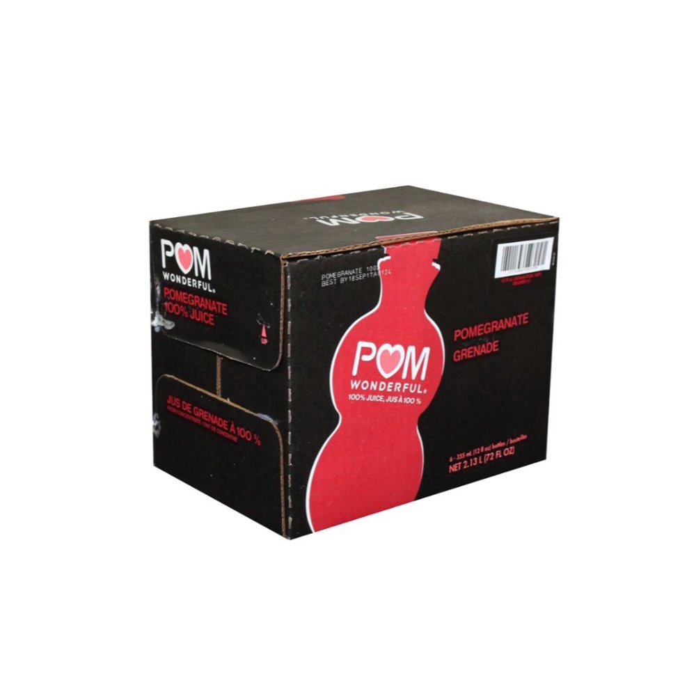 Pom Wonderful Pom 100 Pomegranate Juice 12floz (PACK OF 6) Walmart