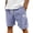 Purple, variant on Nestiefly Mens Corduroy Shorts Casual Elastic Waist Drawstring Lightweight Summer Beach Shorts with Pockets Black S