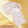 thumbnail image 1 of Bufanda Hijab musulmán para mujer niña turbante pañuelo Ligero con encaje, 1 of 8