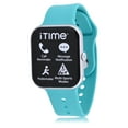 thumbnail image 5 of iTime Adult Unisex Smart Watch with Silicone Strap Set in Black and Teal (ITE30002BU), 5 of 10