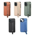For 13 Mini Zipper Wallet Case Kickstand Phone Case With Credit Card