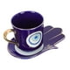 thumbnail image 2 of EeaseMX 1 juego de taza de té decorativa de estilo europeo, taza de café, soporte de cerámica para leche., 2 of 7