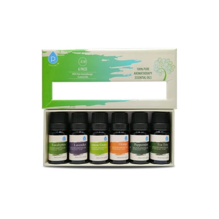 - Pursonic Pure Essential Aroma Oils, 6-Pack
