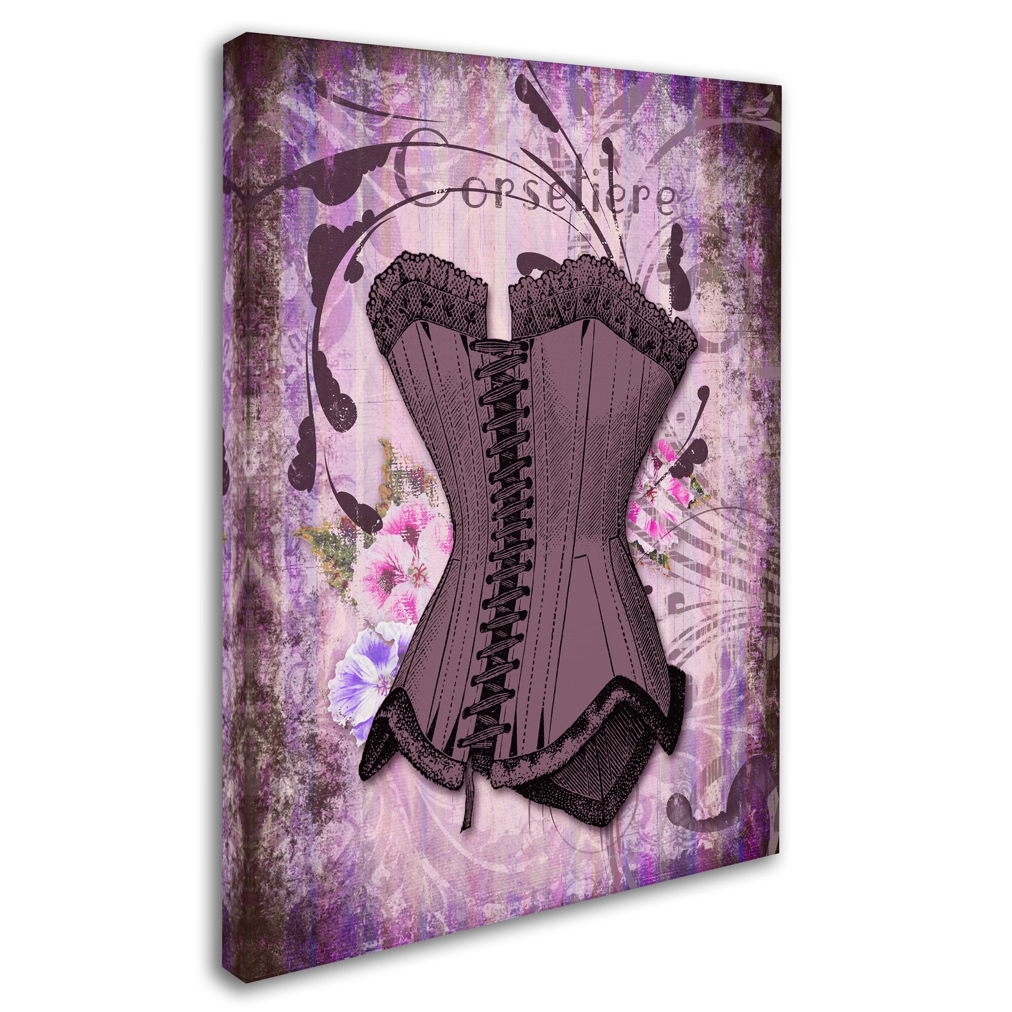 Trademark Fine Art 'Corsetiere Deux' Canvas Art by Tina Lavoie