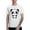 White, variant on Cute Panda Men's T-Shirt Cotton 100% Summer Tops Fashion Casual Giant Panda Short Sleeves for Men Women Round Collar Top Tees