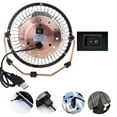 thumbnail image 3 of WINDLAND 4/6inch Small USB Desk Fan Quiet Fan Metal Strong Airflows 360 Degree Adjustable, 3 of 14