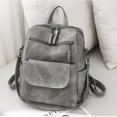thumbnail image 4 of Mochila WYFJNX de piel sintética a la moda para mujer, gris, 4 of 7