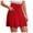 Red, variant on vigerkar Skorts for Woman with Pockets Golf Athletic Skirts Scalloped Hem Tennis Skirt Dressy Casual (Blue, XL)