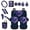 Horse Rose Heart, variant on Uourmeti Black Cat Lightning Car Seat Cover Set Classic Car Front Back Seats Covers Full Sets with Seatbelt Strap Pads, Center Console Mat, Bear Shift Pad, Coasters Auto Interior Accessories