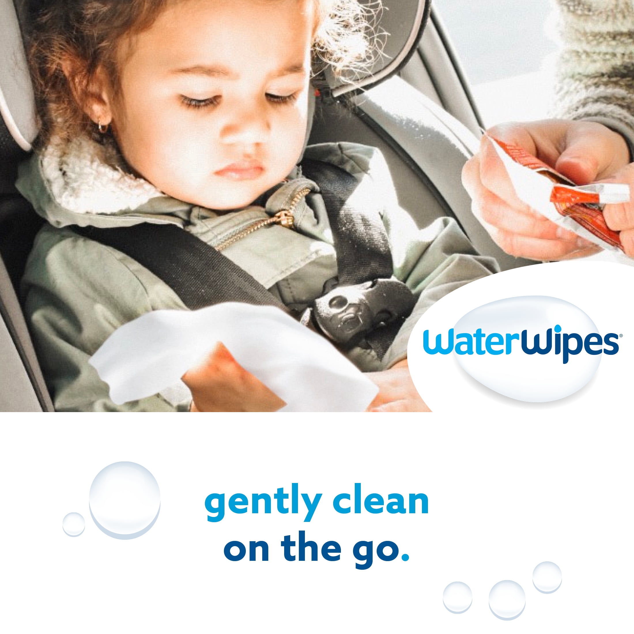 WaterWipes Plastic-Free Textured Clean, Toddler & Baby Wipes, 99.9% Water,  Fragrance-Free, 540 Count (9 Packs) 
