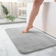 thumbnail image 5 of Alfombra de piso 19x31in | Goma Absorbente Antideslizante en la Parte Trasera | Microfibra de poliéster ultra suave | Lavable a máquina | Baño, Cocina, Dormitorio | Secado rápido | Gris Marrón Azul, 5 of 8
