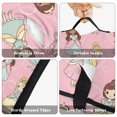 thumbnail image 6 of Princess and Ballerina Pink Pattern Teens Toddler Nap Mat with Pillow, Sleeping Mat Bag for Preschool Daycare 51"x22", 6 of 6