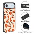 thumbnail image 2 of WIRESTER Shockproof Soft Rubber Cover Case for Apple iPhone 17 Air 6.6" 2025, Red Fox Funny Playful Postures, 2 of 5