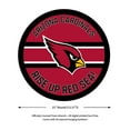 thumbnail image 2 of Arizona Cardinals 15" Round LED Lit Wall Sign, 2 of 5