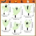 thumbnail image 2 of Halloween Scary Spooky Ghost Yard Sign,6 Peice Halloween Glow in The Dark Ghost Lawn Signs with Stakes, Luminous Spooky Decoration for Garden Lawn Pathway, 2 of 6