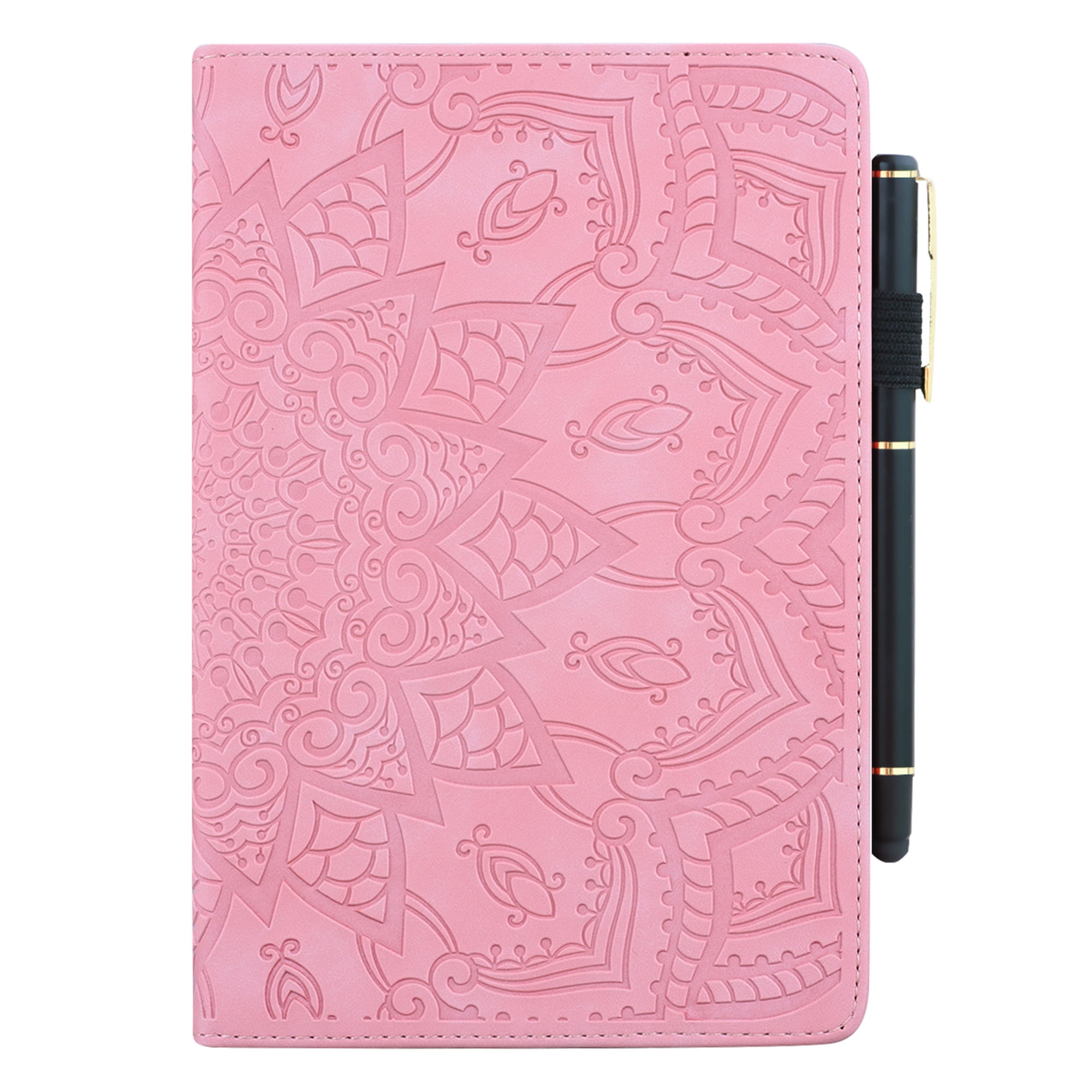 K-Lion for Apple iPad 10th Generation Folio Flip Case, 2022 iPad 10.9 Inch Case with  Pencil Holder & Card Holder Slots,Luxury PU Leather Shockproof Stand Slim Shell Cover for iPad A2757 A2777,Pink