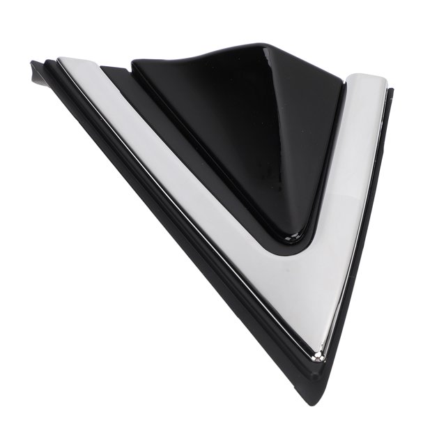 Cubierta de Esquina del Pilar del Guardabarros del Coche, Aspecto Elegante Negro Brillante, Embellecedor de Esquina del Espéano Exterior Para Santa 2013-2019