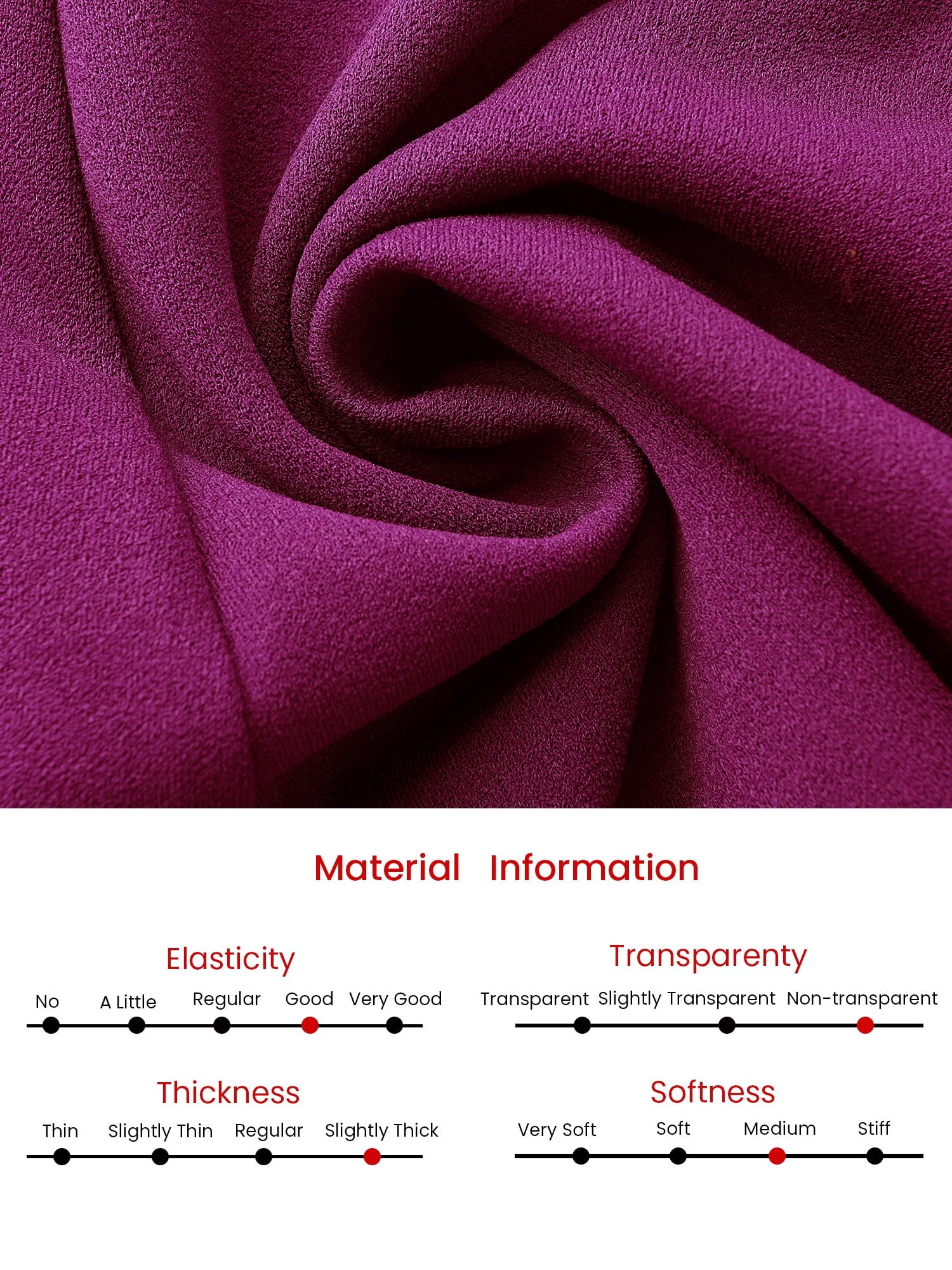 DARING DIVA Women's High Elastic Waist Fishtails Midi Skirts for Work S Purple