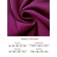 thumbnail image 6 of DARING DIVA Women's High Elastic Waist Fishtails Midi Skirts for Work S Purple, 6 of 6