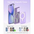 thumbnail image 2 of Batería externa magnética para iPhone, 5000 mAh, con PD de 20 W, color morado, 2 of 7