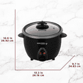 Holstein Housewares 8Cup Rice Cooker, Black Convenient and User