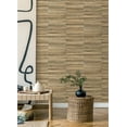 thumbnail image 4 of Advantage Rowan Chestnut Faux Grasscloth Wallpaper, 4 of 6