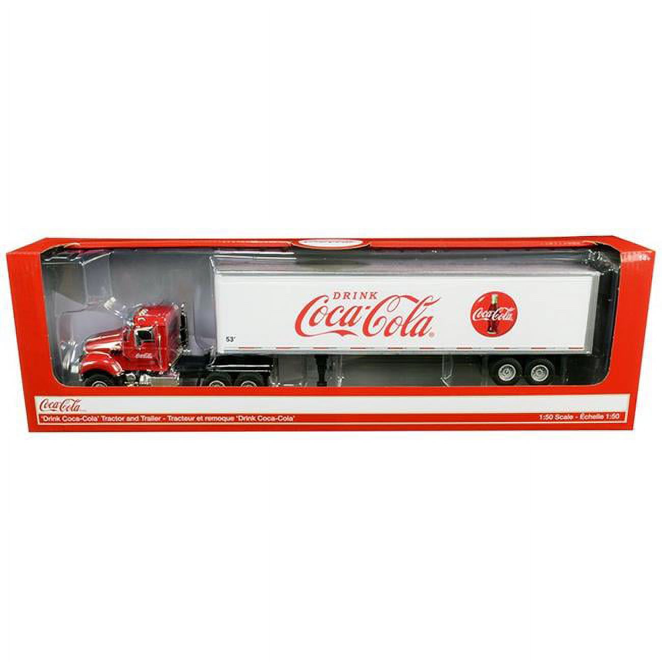 Coca-Cola 1/50 53' Coca-Cola Tractor and Trailer Collectible Toy Vehicle - image 2 of 3