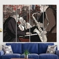 thumbnail image 3 of Saxophone Wall Decor, Jazz Music Canvas Art, Jazz Artwork, Jazz Musicians Painting, Piano Wall Decor, Musical Instruments Art Canvas, Canvas Wall Decor - White Framed, 3 of 9