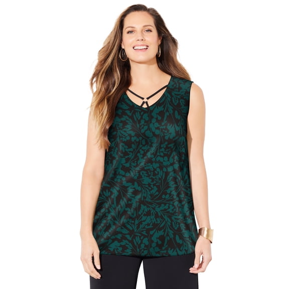 Catherines Women's Plus Size Anywear Tank