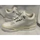 thumbnail image 2 of Ni - ke Air Jordan 3 Retro Silver Anniversary Mens 8.5 White Metallic Silver 398613 102, 2 of 5