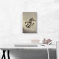 thumbnail image 2 of ARTCANVAS Two Fighting Monkeys Canvas Art Print by Ohara Koson - Size: 18" x 12" (0.75" Deep), 2 of 9